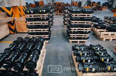 200 тонн элементов ходовой части поступило на склад
